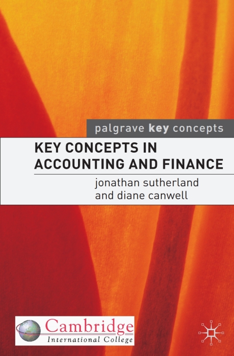 Cover image for book Key Concepts in Accounting and Finance