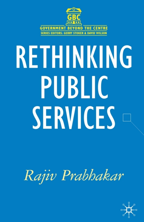 Cover image for book Rethinking Public Services