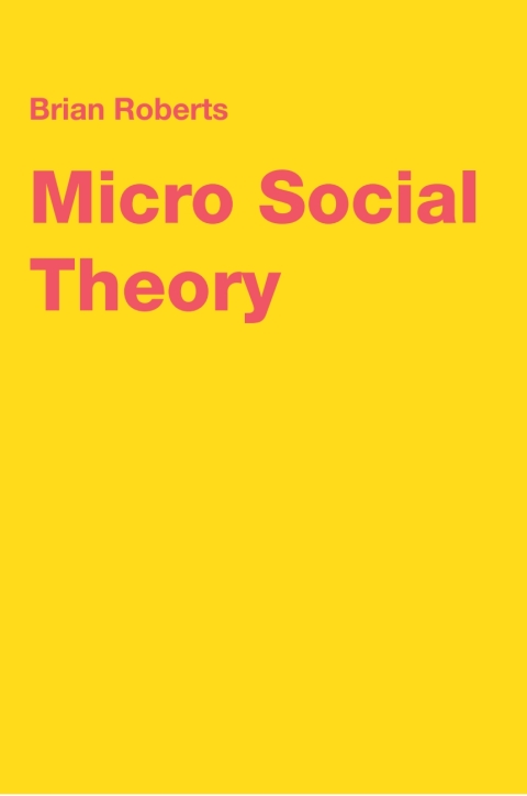 Cover image for book Micro Social Theory