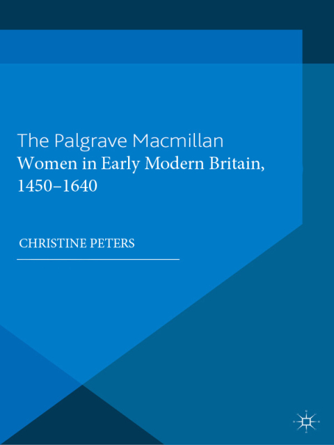 Cover image for book Women in Early Modern Britain, 1450-1640
