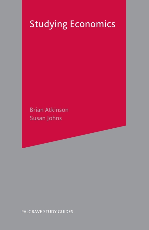 Cover image for book Studying Economics