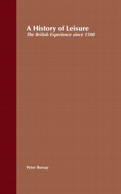 Cover image for book A History of Leisure