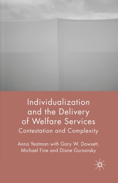 Cover image for book Individualization and the Delivery of Welfare Services