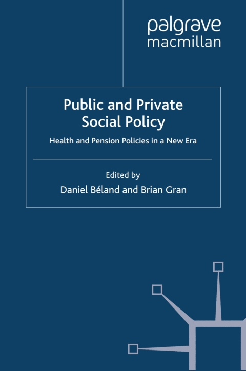 Cover image for book Public and Private Social Policy