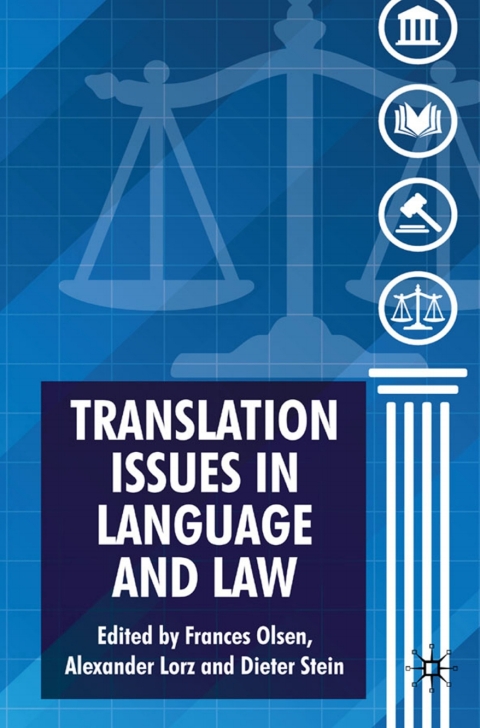Cover image for book Translation Issues in Language and Law