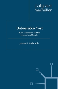 Titelbild: Unbearable Cost 9780230018891