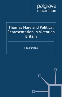 Cover image: Thomas Hare and Political Representation in Victorian Britain 9780230221994