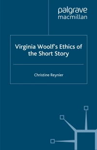 Imagen de portada: Virginia Woolf’s Ethics of the Short Story 9780230227187