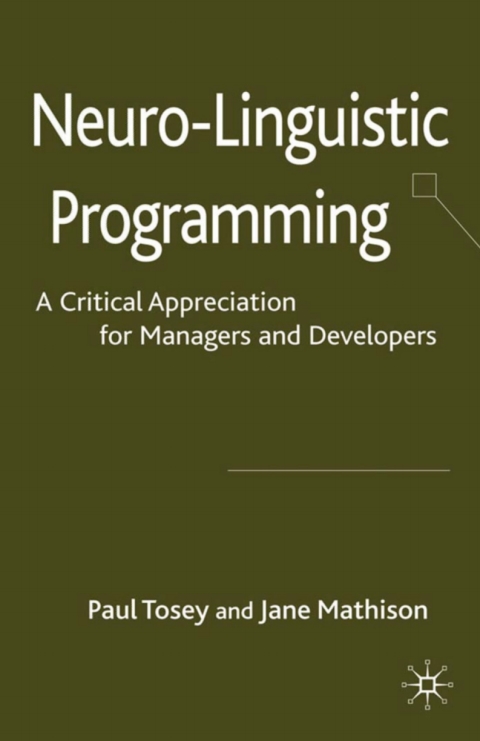 Cover image for book Neuro-Linguistic Programming
