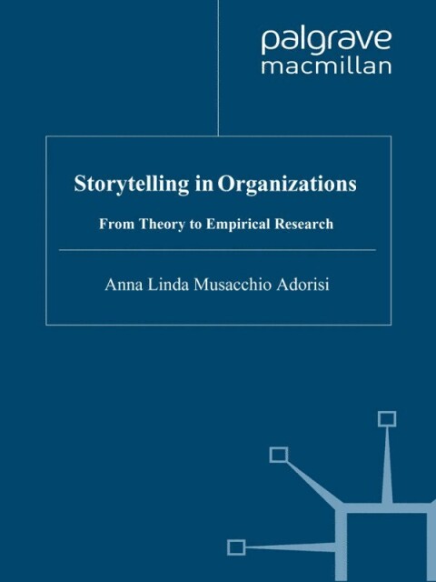 Cover image for book Storytelling in Organizations