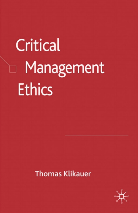 Cover image for book Critical Management Ethics