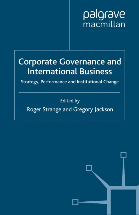 Cover image for book Corporate Governance and International Business