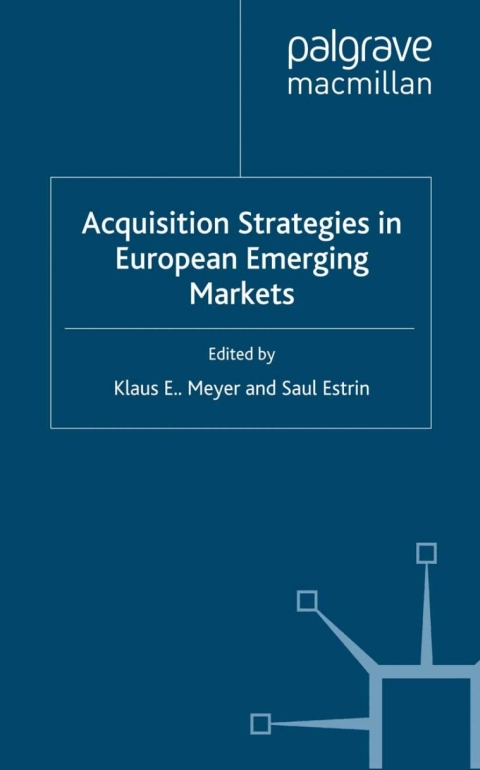 Cover image for book Acquisition Strategies in European Emerging Markets