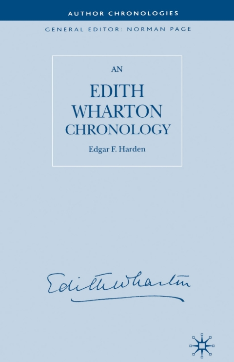 Cover image for book An Edith Wharton Chronology