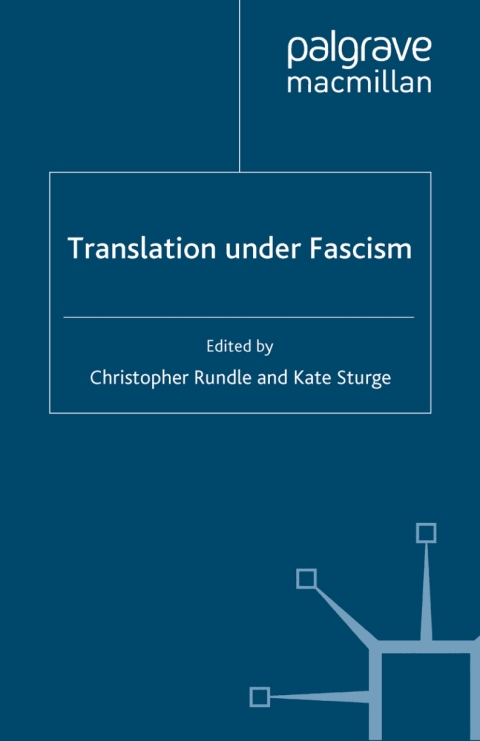 Cover image for book Translation Under Fascism