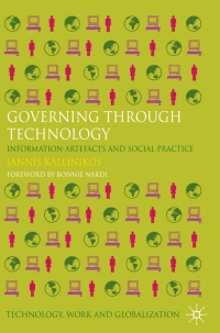 Cover image: Governing Through Technology 9780230280885
