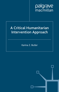 Cover image: A Critical Humanitarian Intervention Approach 9780230216563