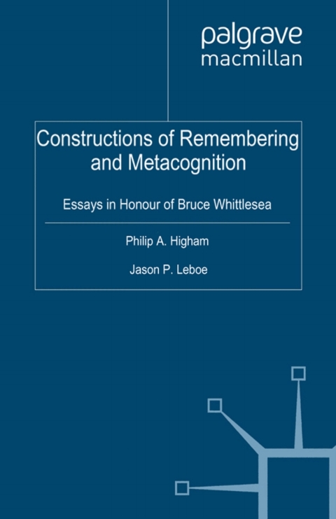 Cover image for book Constructions of Remembering and Metacognition