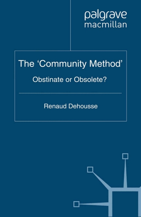 Cover image for book The 'Community Method'