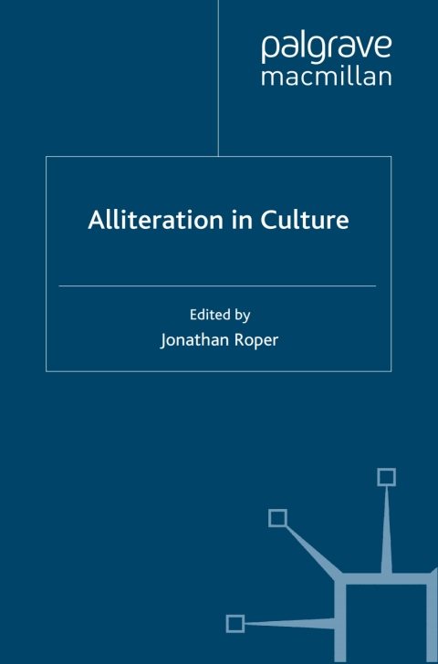 Cover image for book Alliteration in Culture