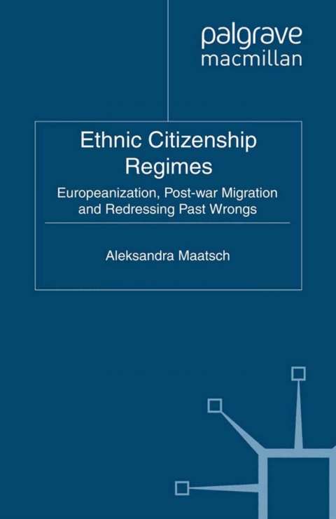 Cover image for book Ethnic Citizenship Regimes