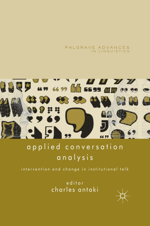 Cover image for book Applied Conversation Analysis