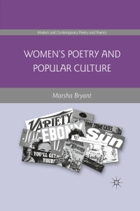 Cover image: Women's Poetry and Popular Culture 9780230609419