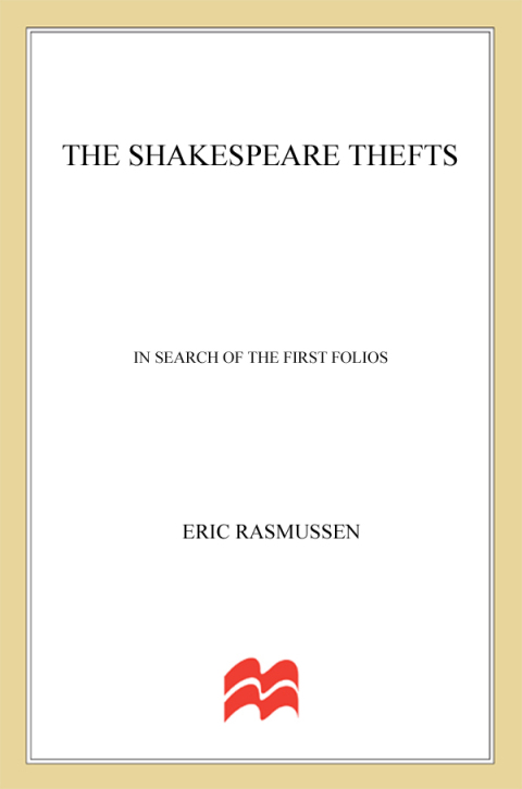 Cover image for book The Shakespeare Thefts