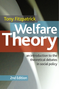 Cover image: Welfare Theory 2nd edition 9780230272026