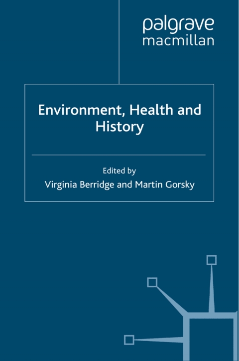 Cover image for book Environment, Health and History
