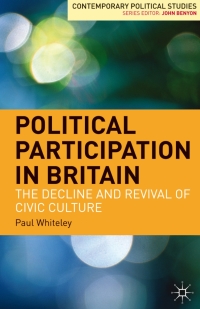 Cover image: Political Participation in Britain 1st edition 9781403942654