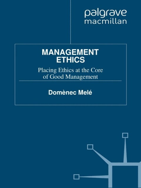 Cover image for book Management Ethics