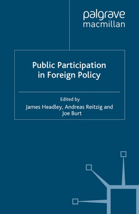 Cover image for book Public Participation in Foreign Policy