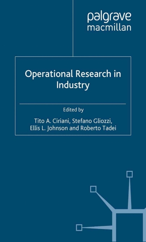 Cover image for book Operational Research in Industry