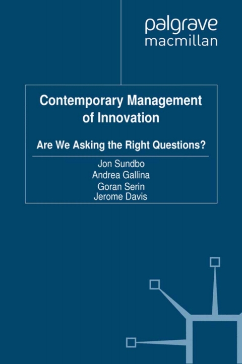 Cover image for book Contemporary Management of Innovation