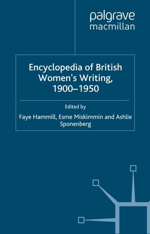 Cover image for book Encyclopedia of British Women’s Writing 1900–1950
