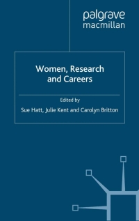 Cover image: Women, Research and Careers 1st edition 9780333722985