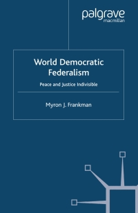 Cover image: World Democratic Federalism 9781403934925