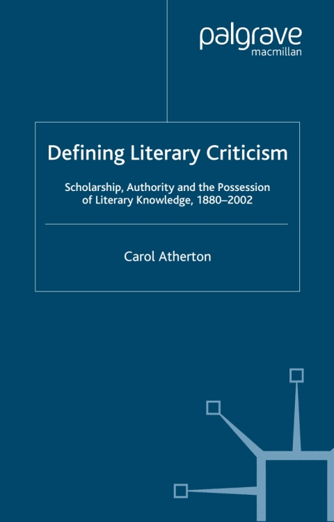 Cover image for book Defining Literary Criticism