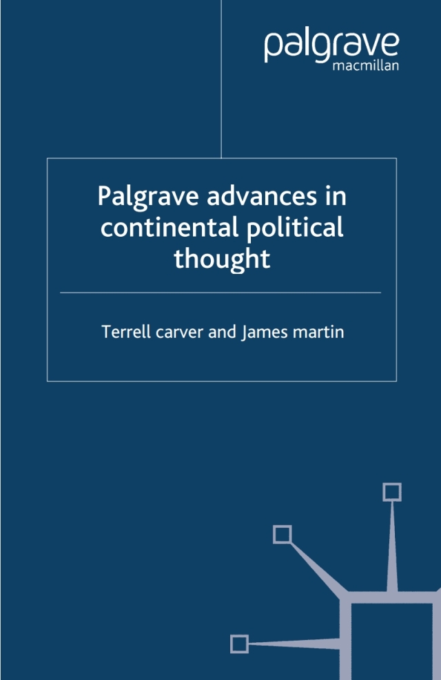 Palgrave Advances in Continental Political Thought