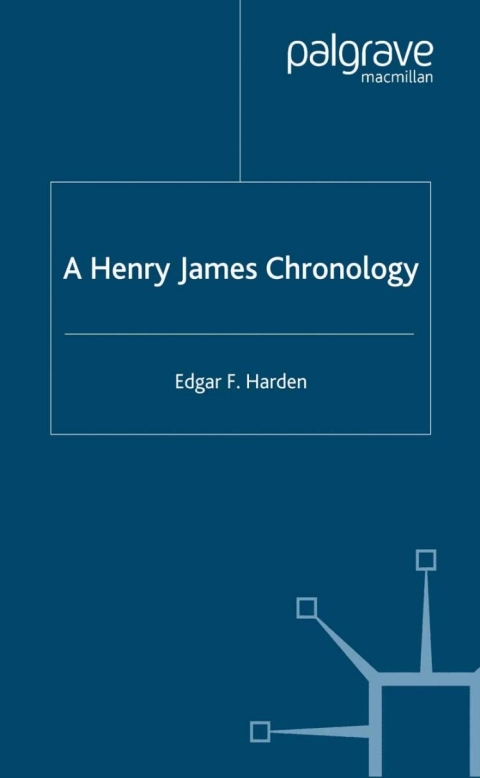 Cover image for book A Henry James Chronology
