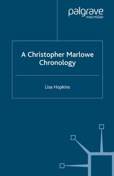 Cover image for book A Christopher Marlowe Chronology