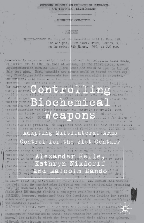 Cover image for book Controlling Biochemical Weapons