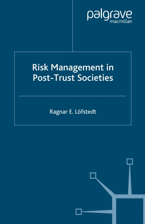 Cover image for book Risk Management in Post-Trust Societies