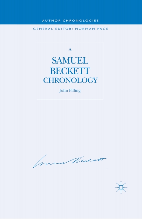 Cover image for book A Samuel Beckett Chronology