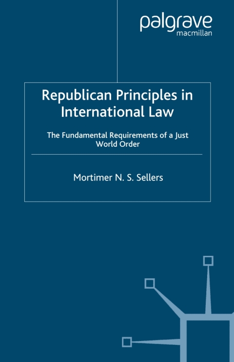 Cover image for book Republican Principles in International Law