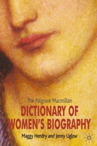 Cover image: The Palgrave Macmillan Dictionary of Women's Biography 4th edition 9781403934482