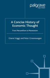 Titelbild: A Concise History of Economic Thought 9780333999363