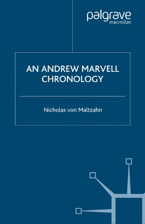 Cover image for book Andrew Marvell Chronology