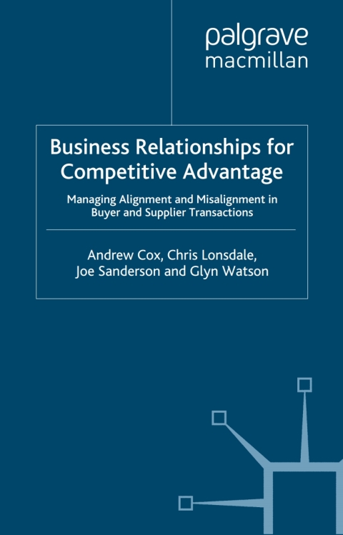 Cover image for book Business Relationships for Competitive Advantage